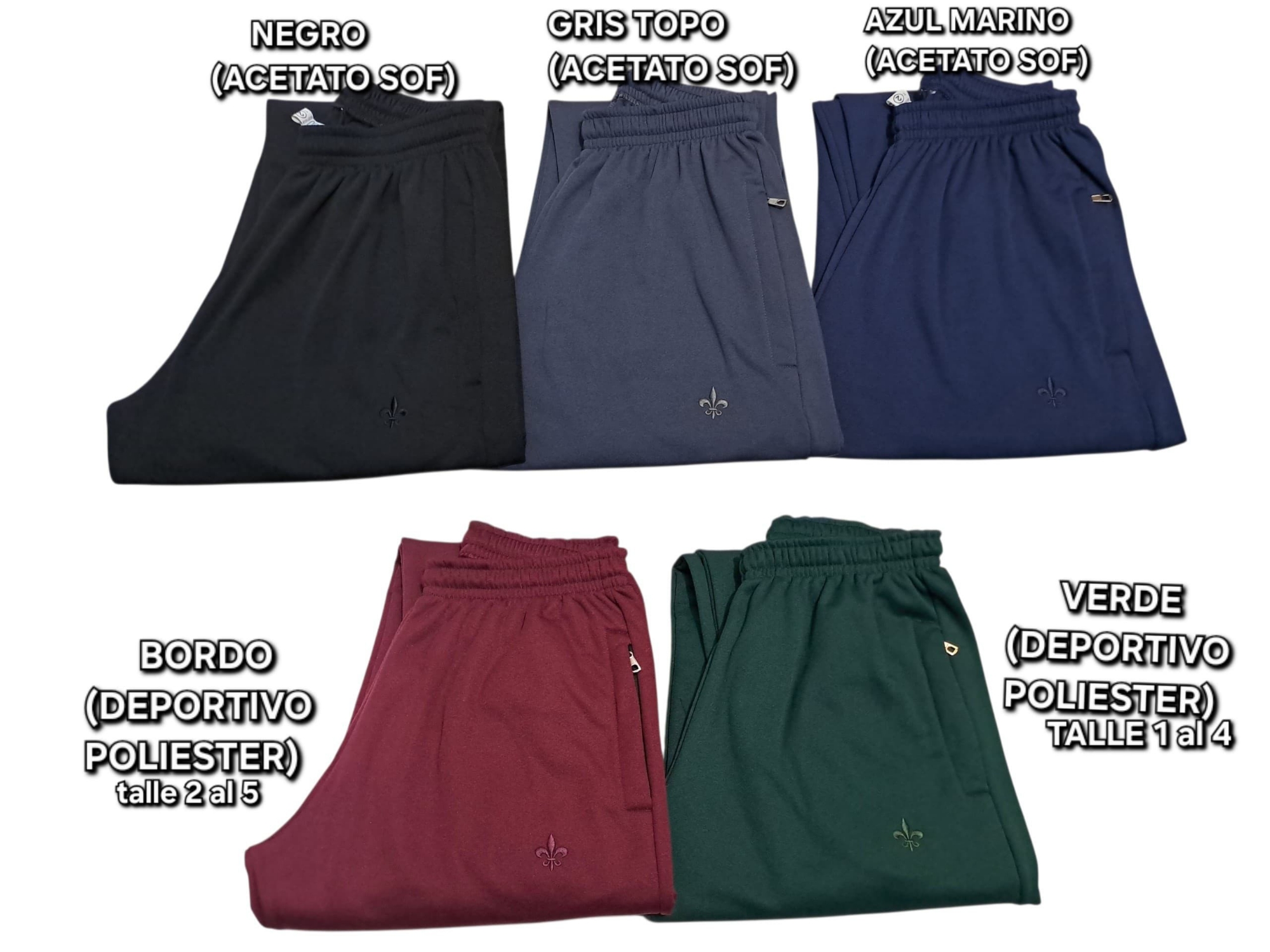 Pantalon Semirecto Acetato Soft Frizado - Imagen 5
