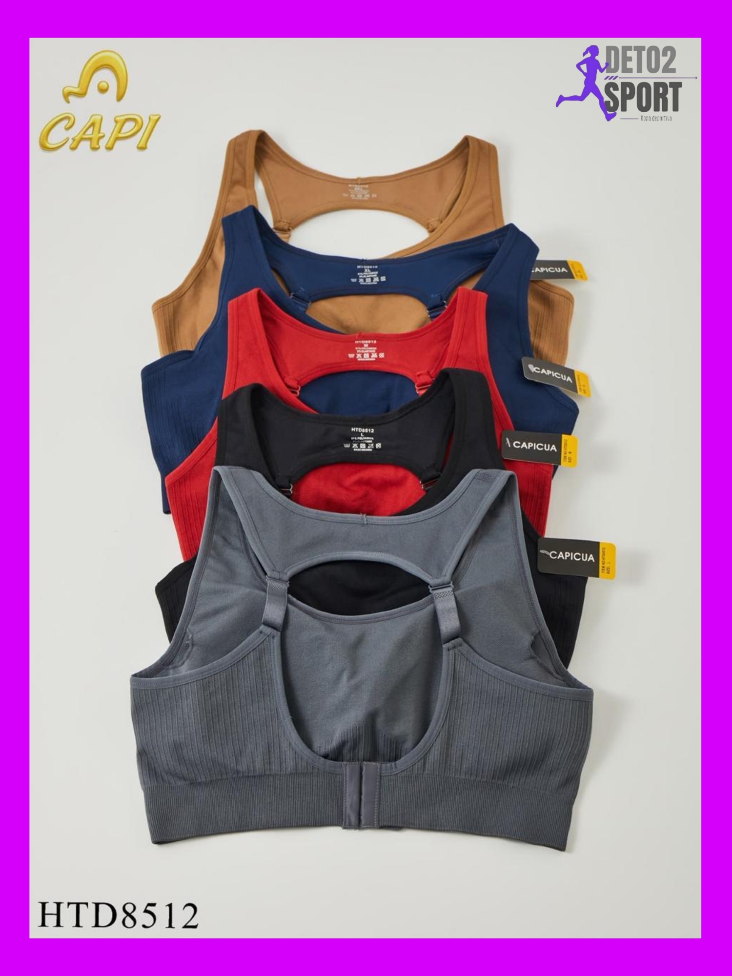 Hermosos Top Seamless Bretel con Tiras - Imagen 2