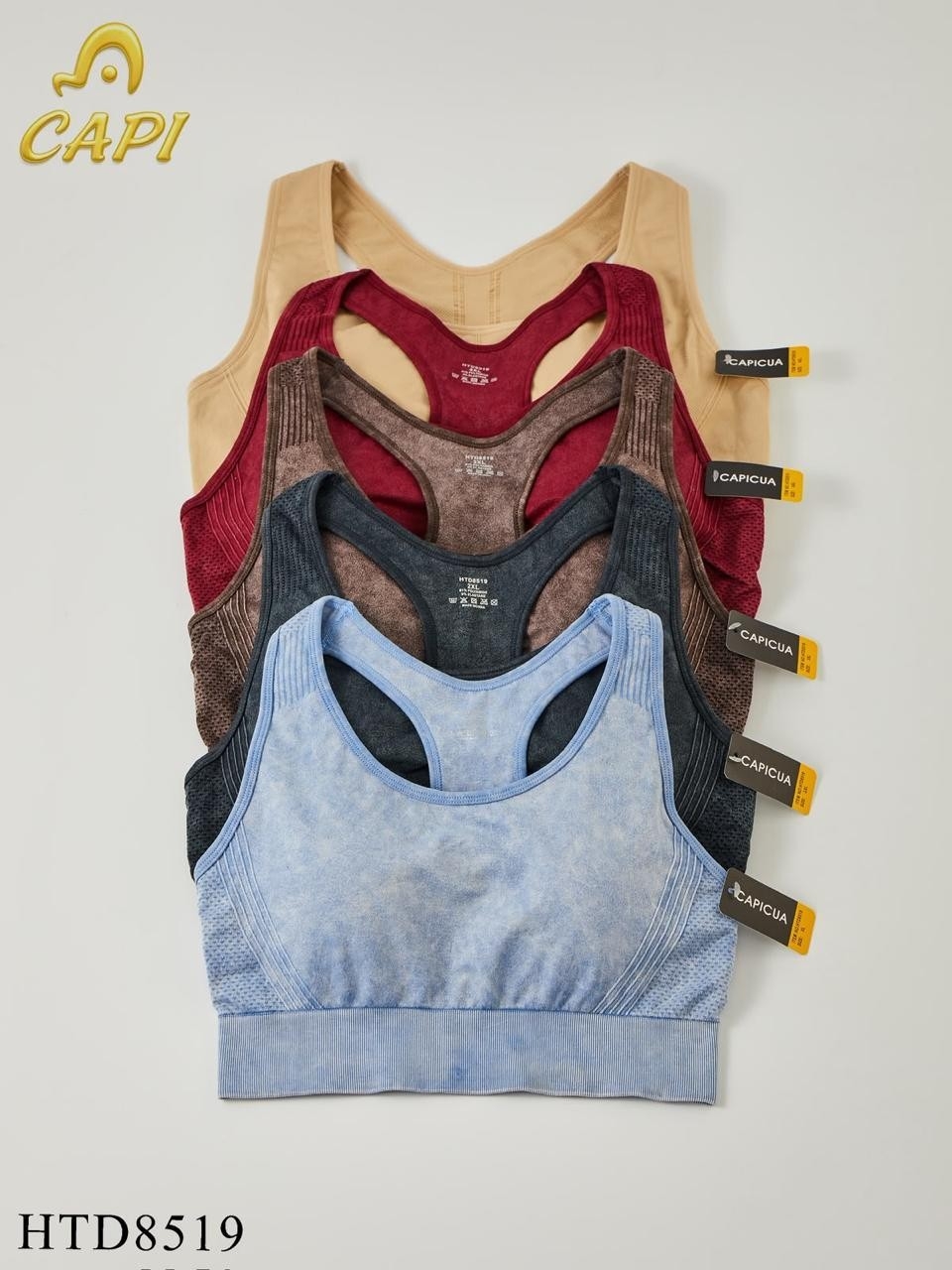 Hermosos Top Seamless Prelavado Especial Bretel Ancho..!! - Imagen 4