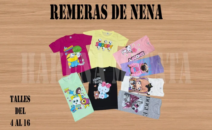 Remeras de Nena