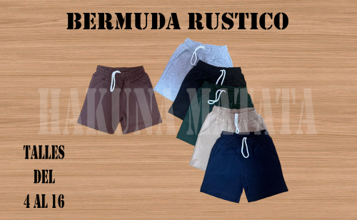 Bermudas Rústicas