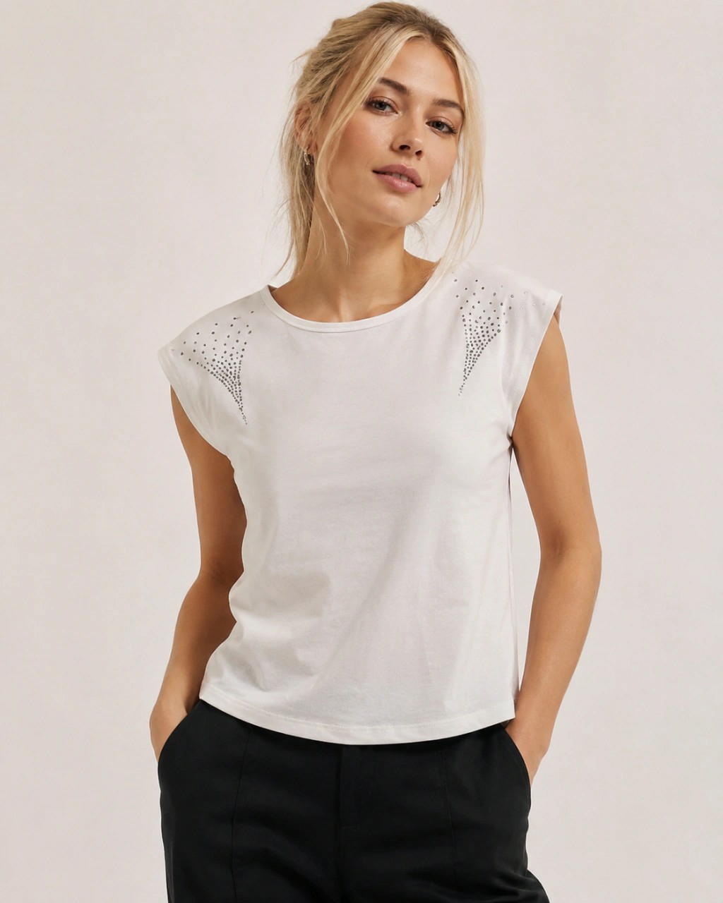 Remera con Strass Mika - Imagen 2