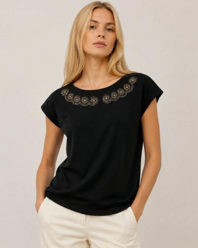 Remera con Strass Elba