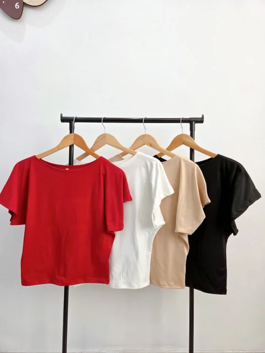 Camiseta Modal Cuello Bote