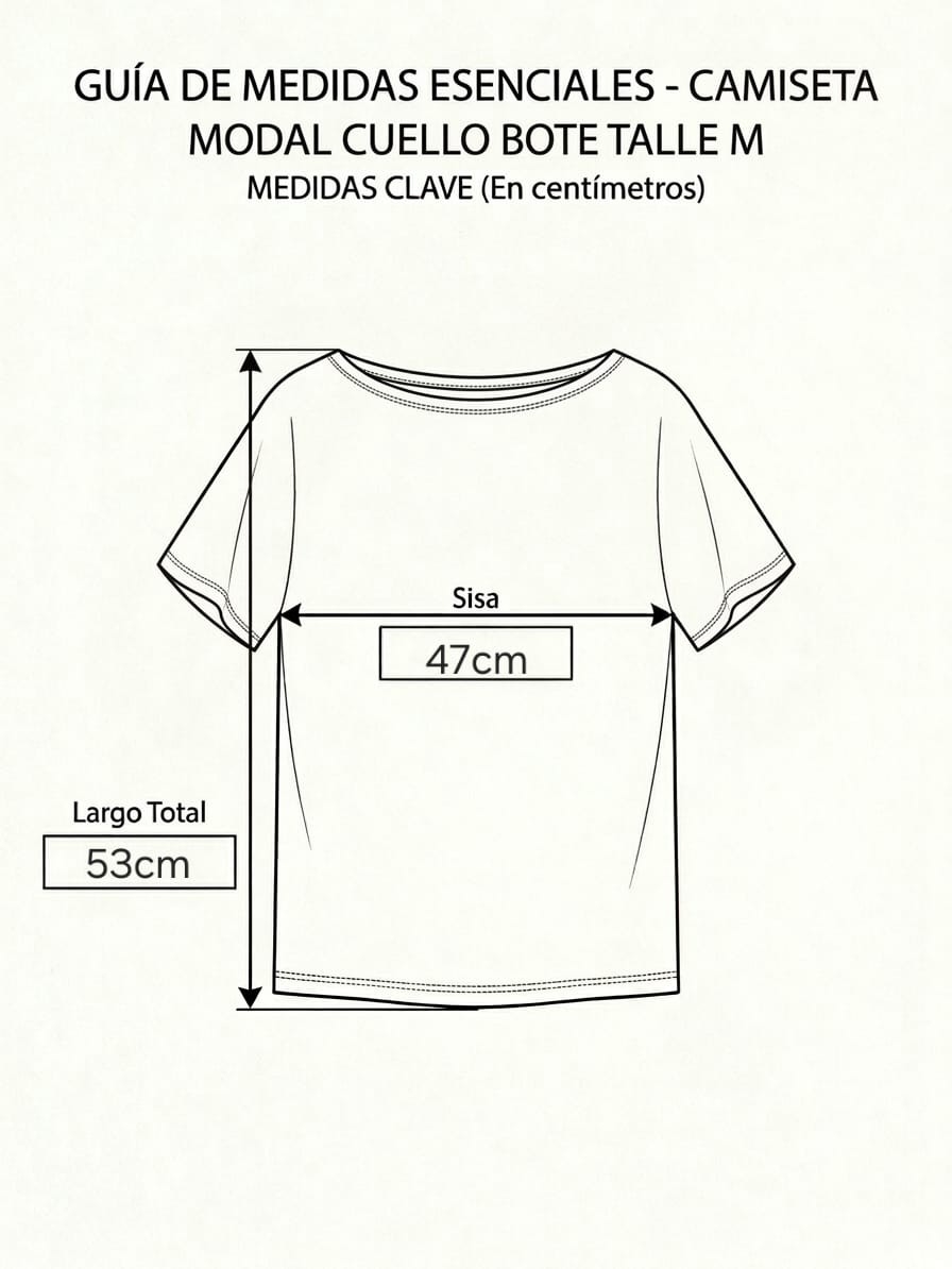 Camiseta Modal Cuello Bote - Imagen 3