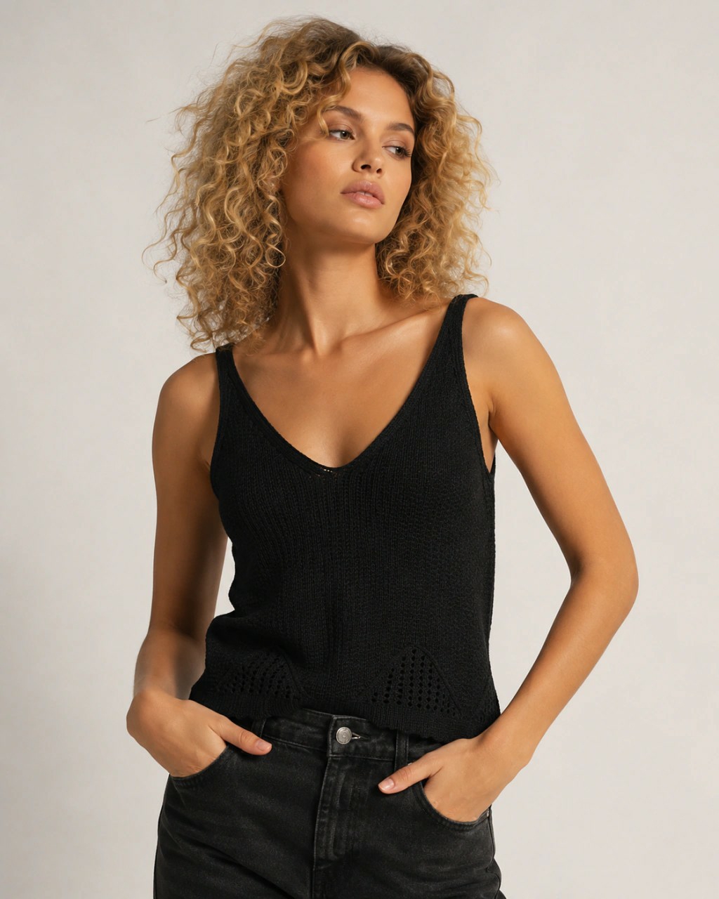 Musculosa Tejida Castina - Imagen 2