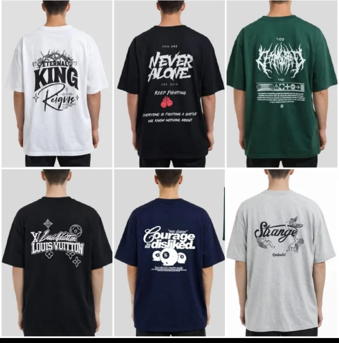 Remeras Over Talle Unico