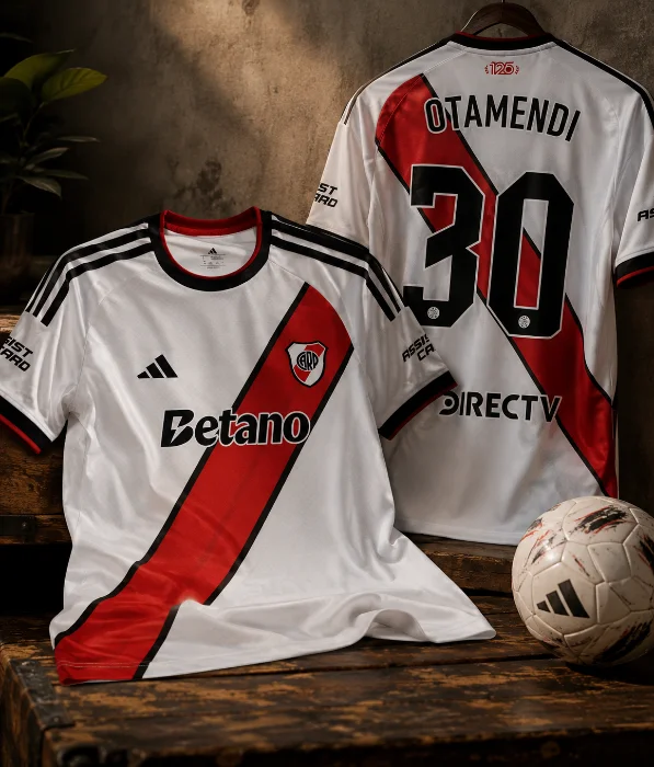 Camieeta Otamendi  River 2026  Cuello Tejido   Tela W 15 Premium