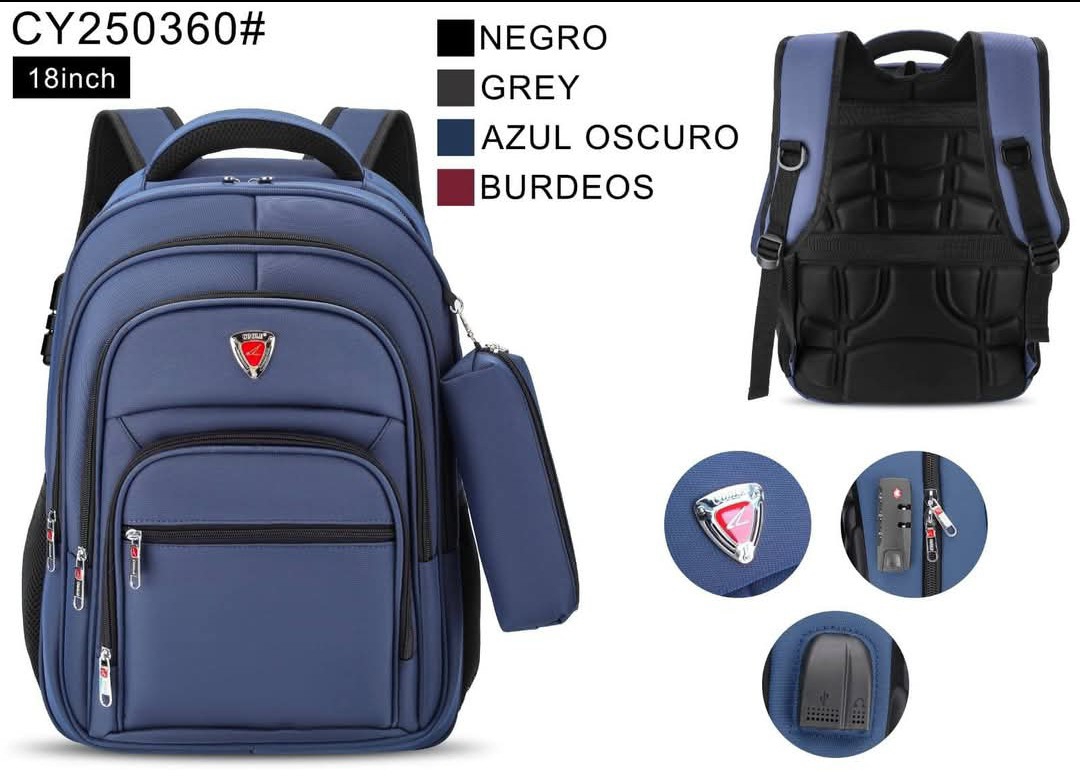 Mochila Reforzada con Cartuchera - Imagen 3