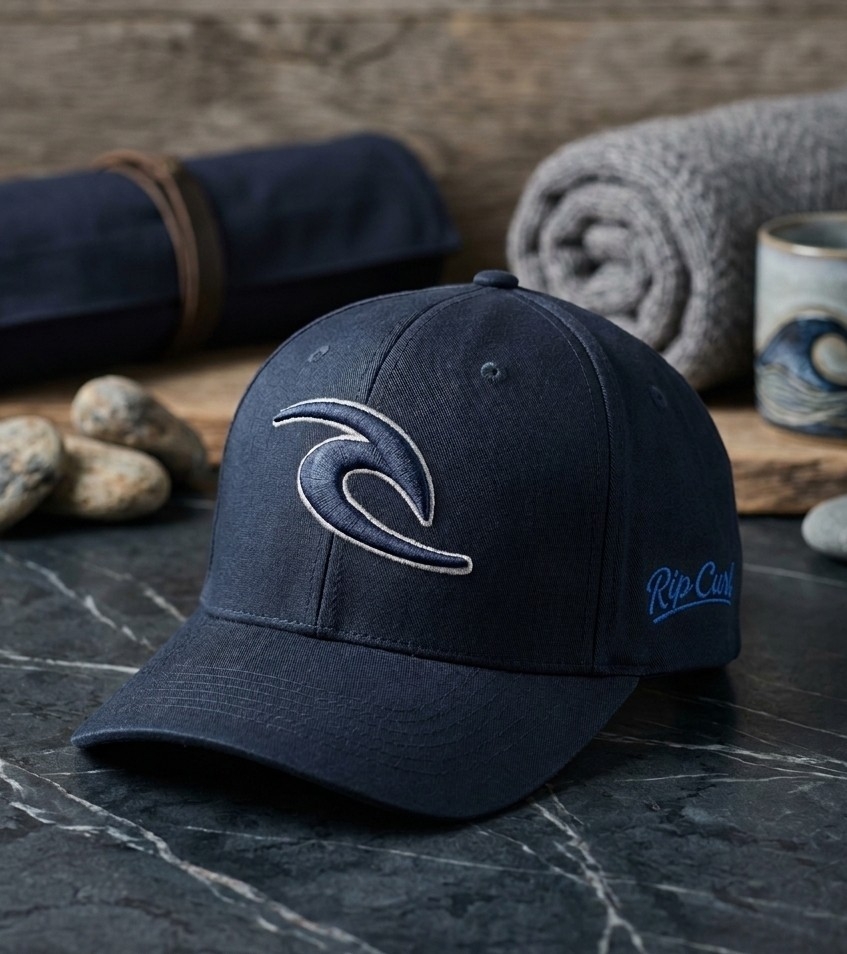 Gorra Ripcurl Cerrada Bordada . - Imagen 3