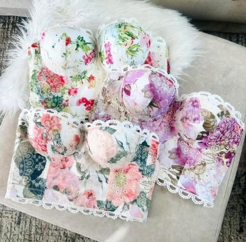 Corset 75a90 Floreado Importadas