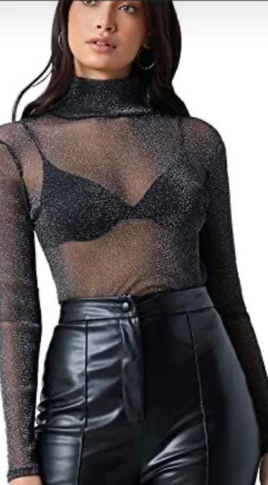 Polera Medio Cuello Lurex