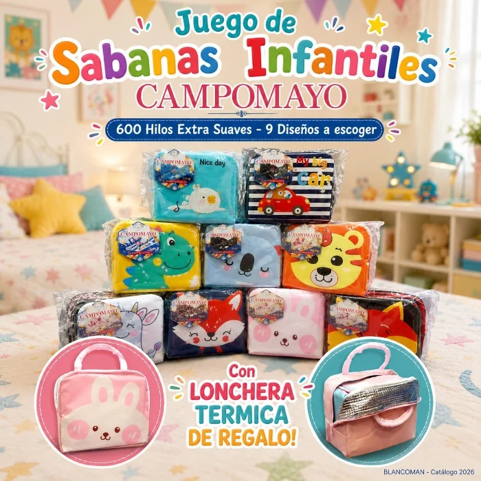 Juego de Sabanas Infantiles Campomayo