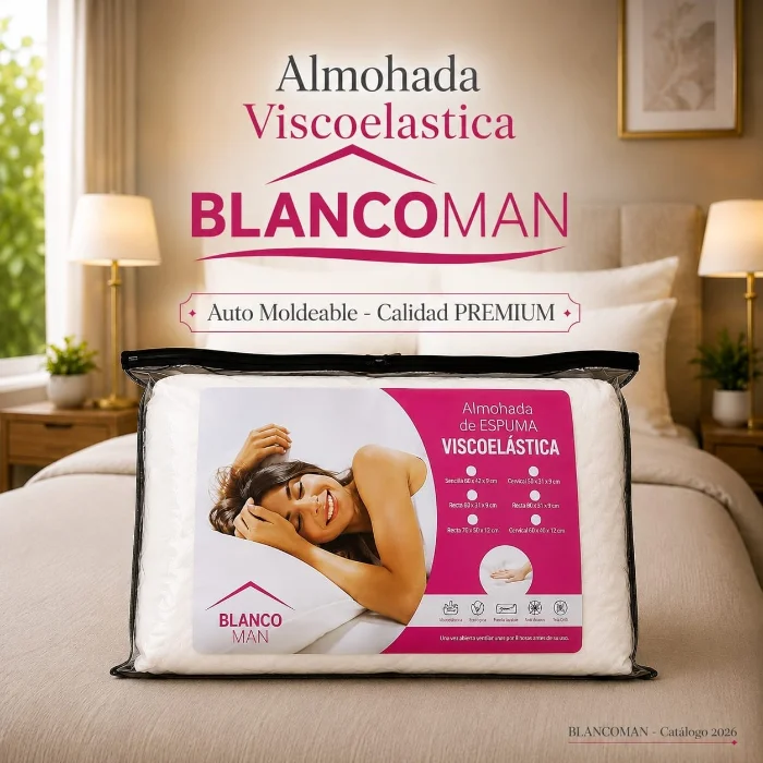 Almohada Viscoelastica Blancoman