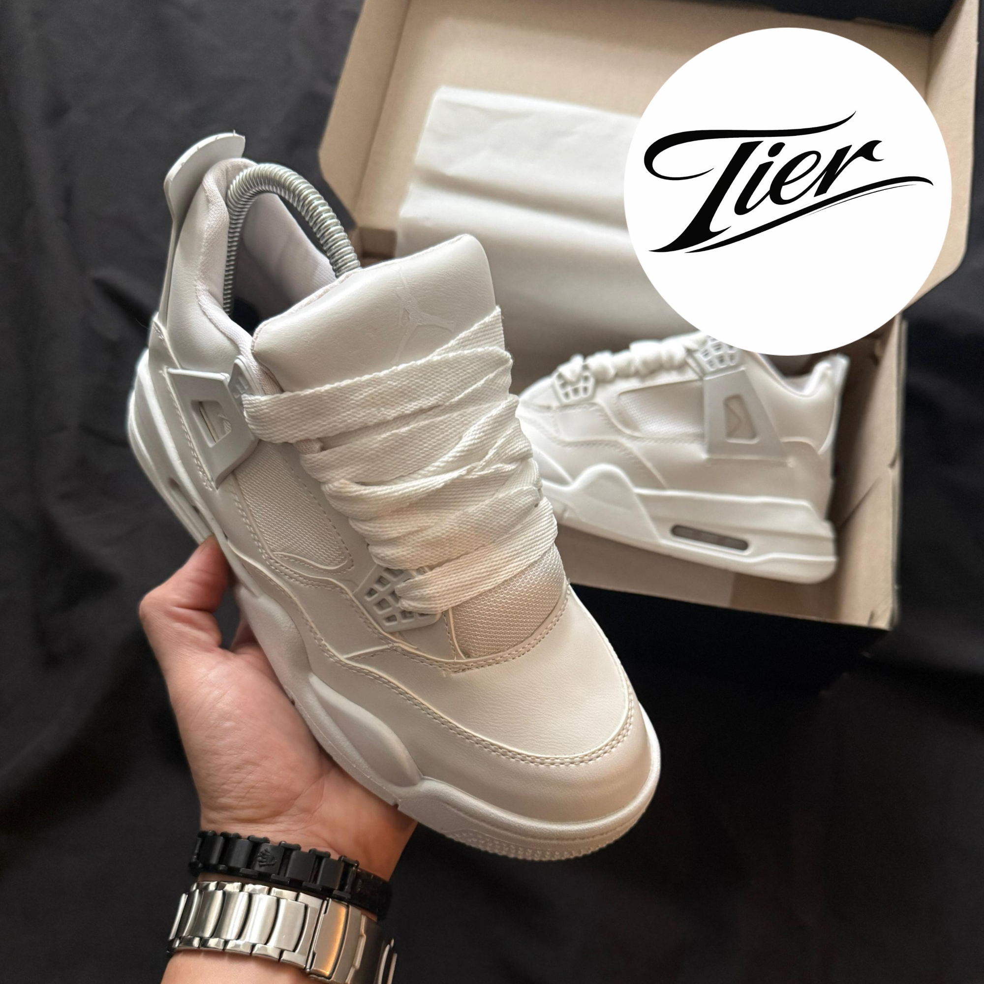 Jordan Retro Premium Blanco - Imagen 2