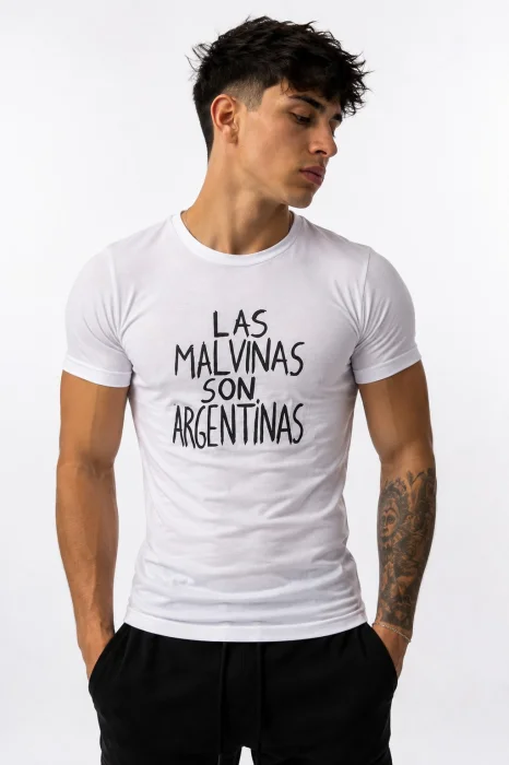 Remera Algodon Peinado  Malvinas Argentinas