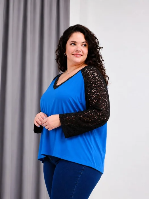 Remera Modal Viscosa con Encaje