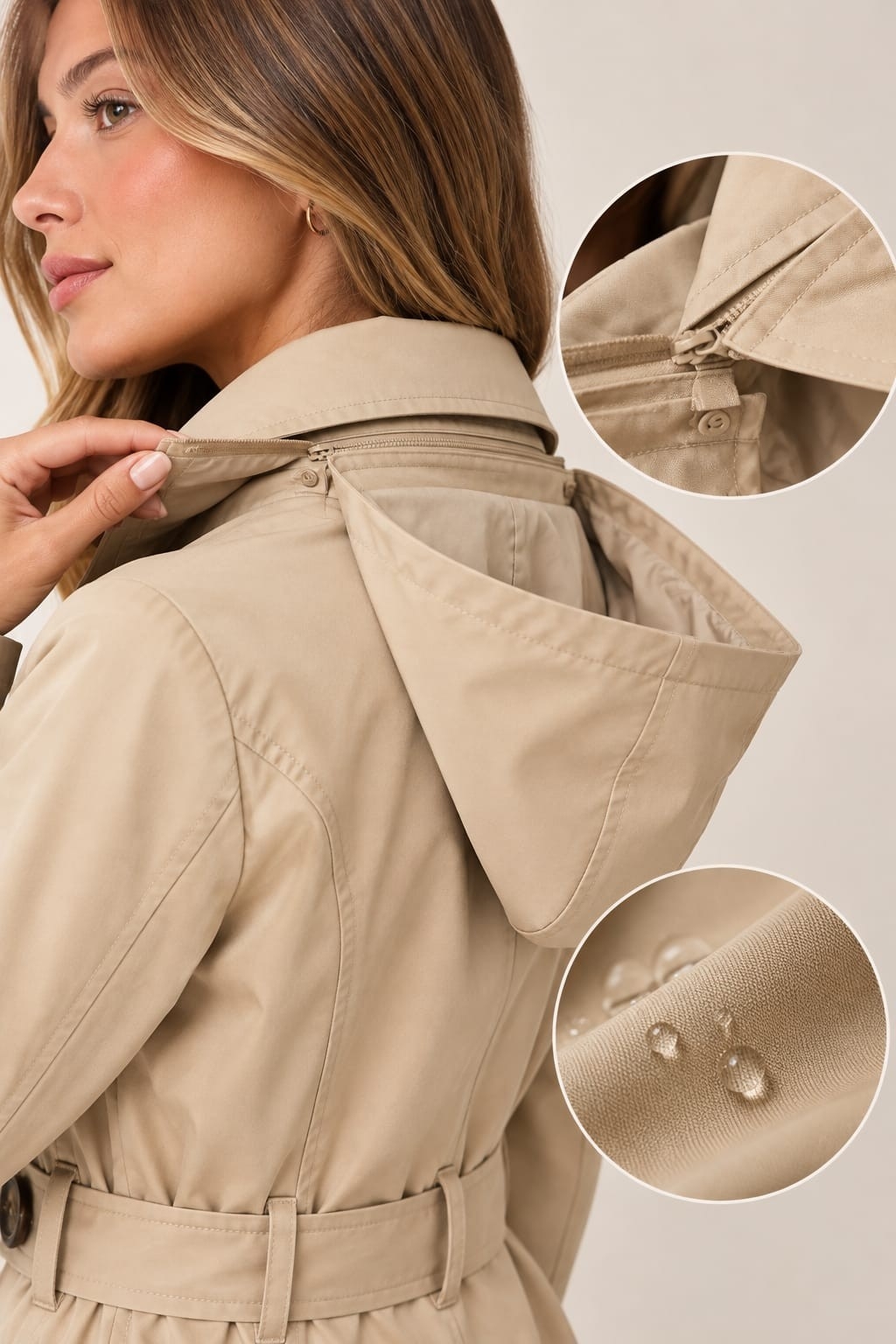 Trench "stark" Impermeable - Imagen 4