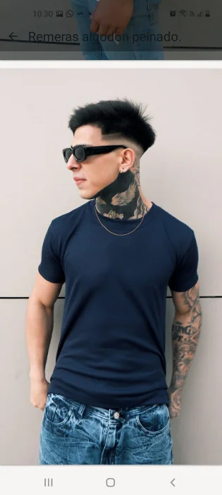 Remeras Algodón Peinado