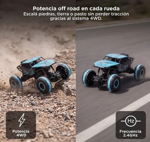 Auto Cross 4x4 Cradio Control Metal - Imagen 6