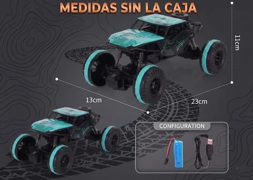 Auto Cross 4x4 Cradio Control Metal - Imagen 7