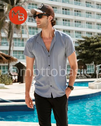 Camisa de Lino Mc