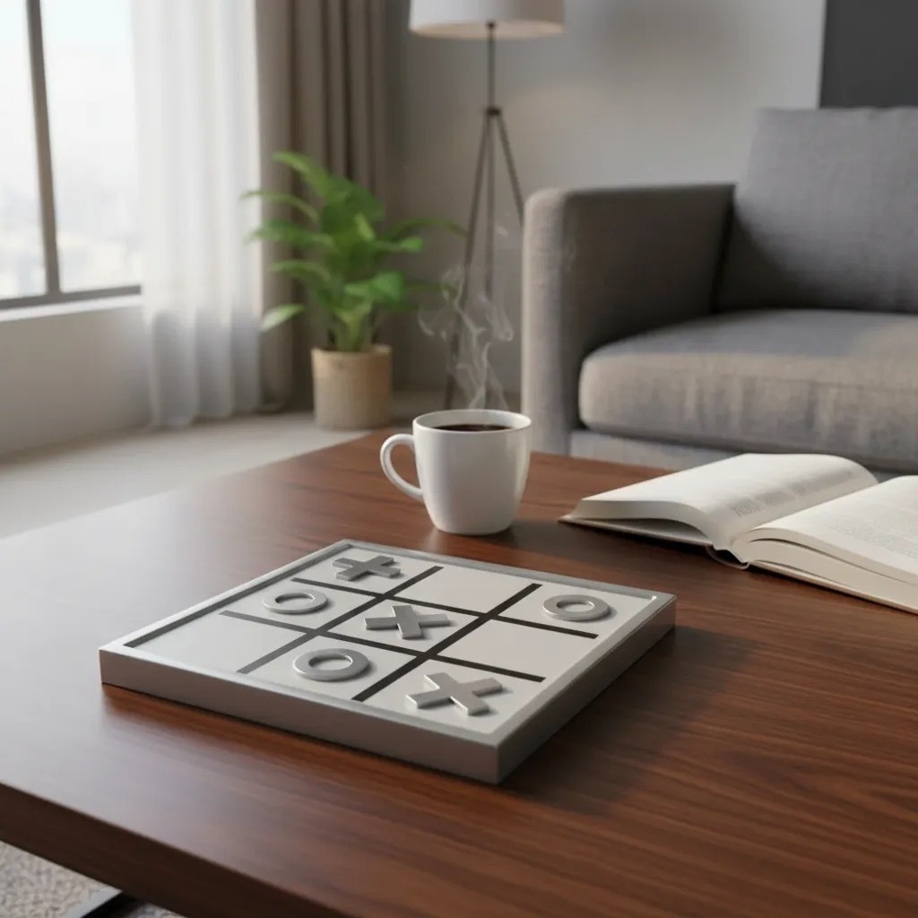 Juego de Mesa Tateti Magnético Didático para Niños y Adultos - Imagen 2