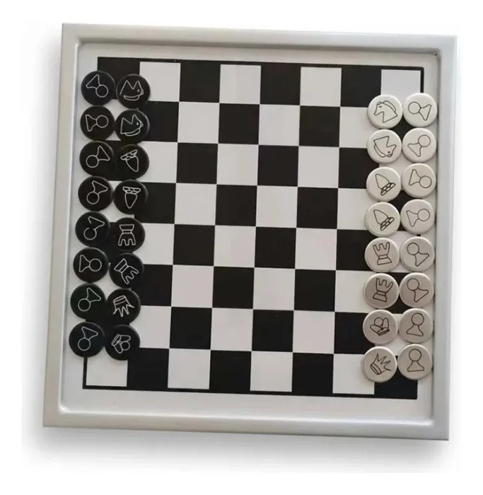 Juego de Ajedrez Magnético. Tablero y 32 Piezas Magneticas