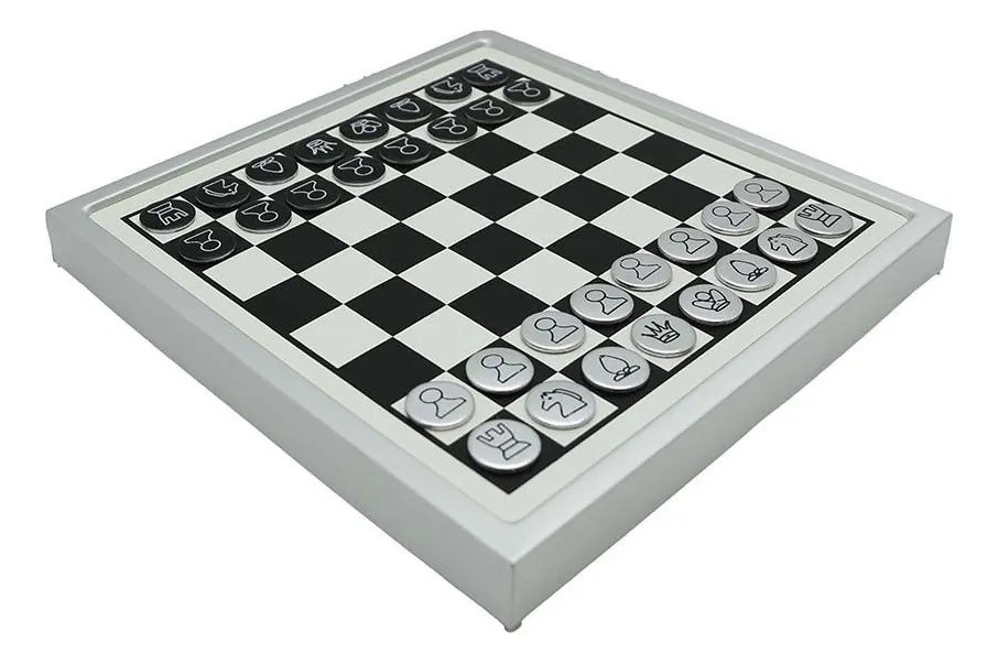 Juego de Ajedrez Magnético. Tablero y 32 Piezas Magneticas - Imagen 2