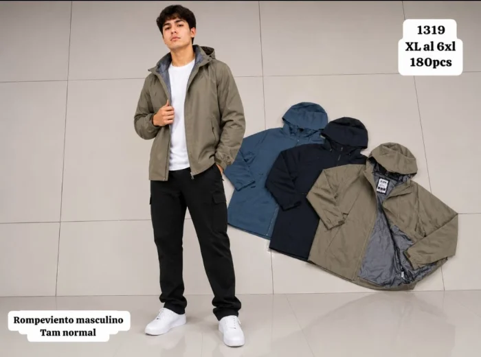 Rompeviento Importado Impermeable de Hombre