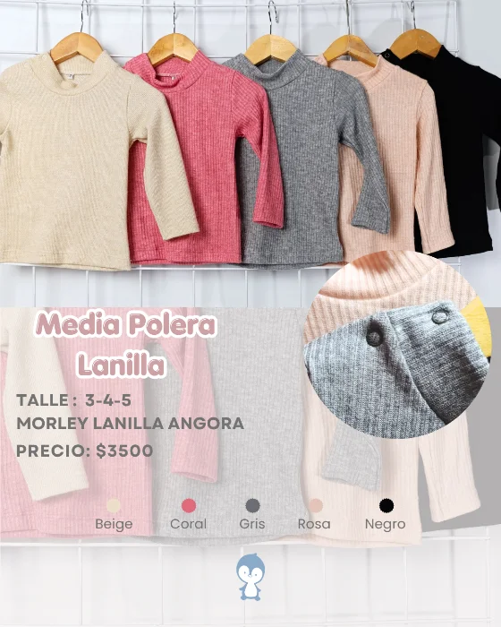Media Polera Lanilla