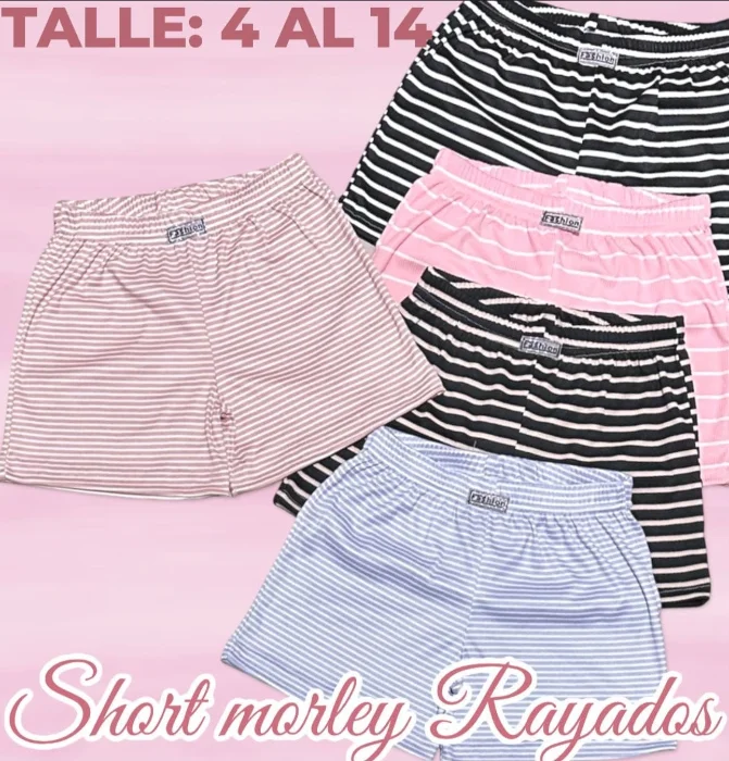 Short Morley Rayado