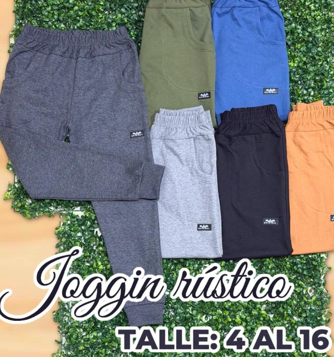 Joggin Rustico Algodon Nene