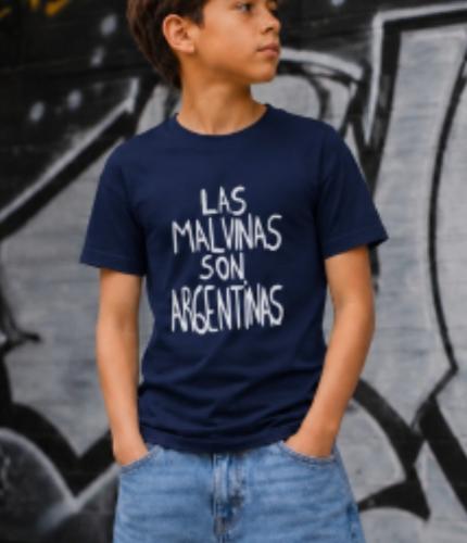 Remera Niños las Malvinas Son Argentinas