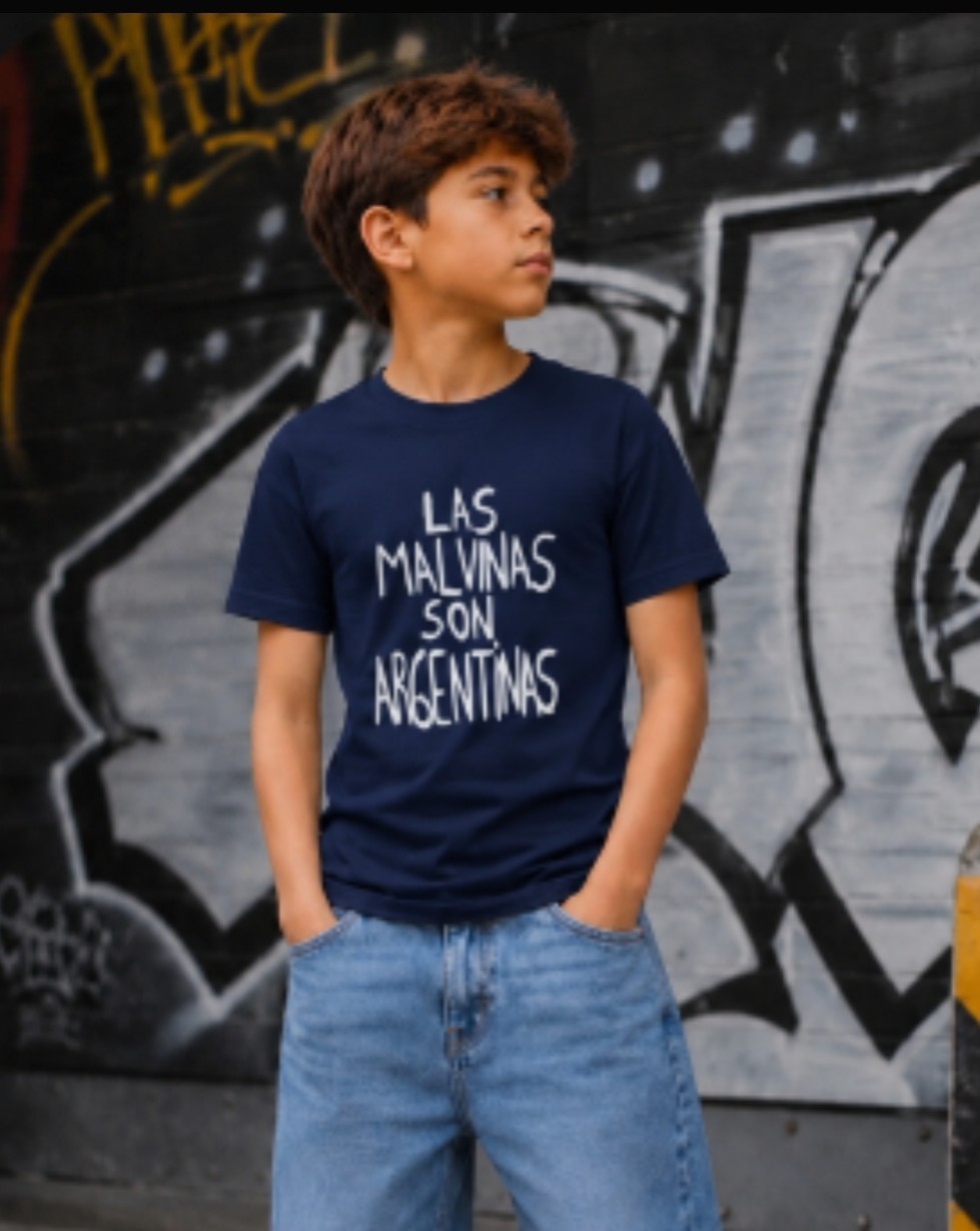 Remera Niños las Malvinas Son Argentinas - Imagen 2