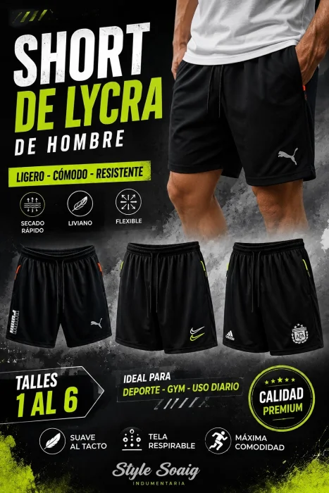 Short Lycra Hombre
