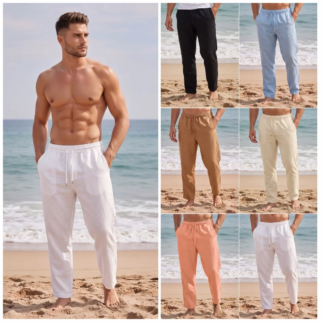 Pantalón de Lino Liviano - Imagen 1