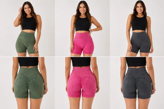 Short Pre Lavado Push Up Excelente Calidad