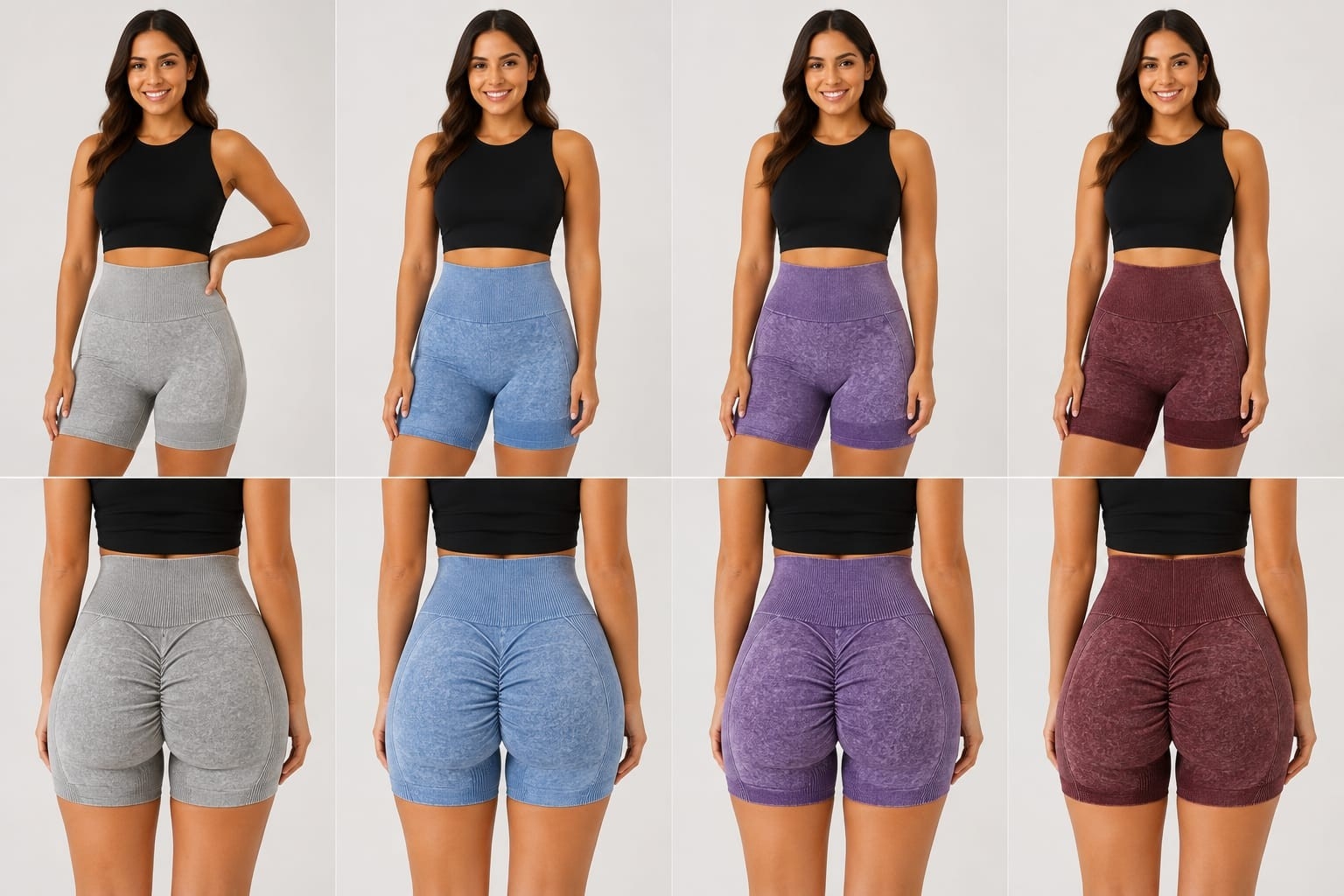 Short Pre Lavado Push Up Excelente Calidad - Imagen 2