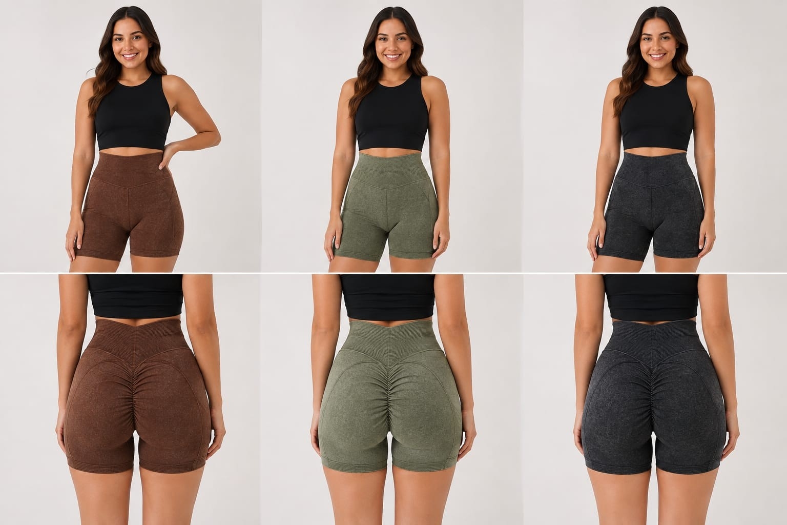 Short Pre Lavado Push Up Excelente Calidad - Imagen 3