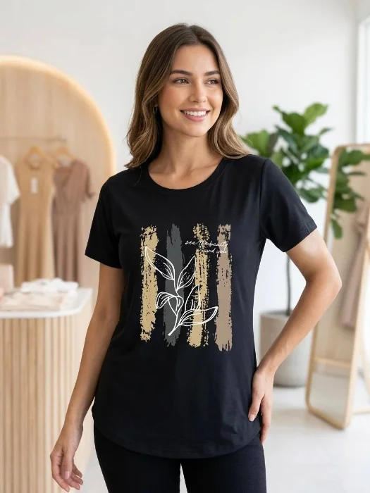 Remera Cuello Redondo