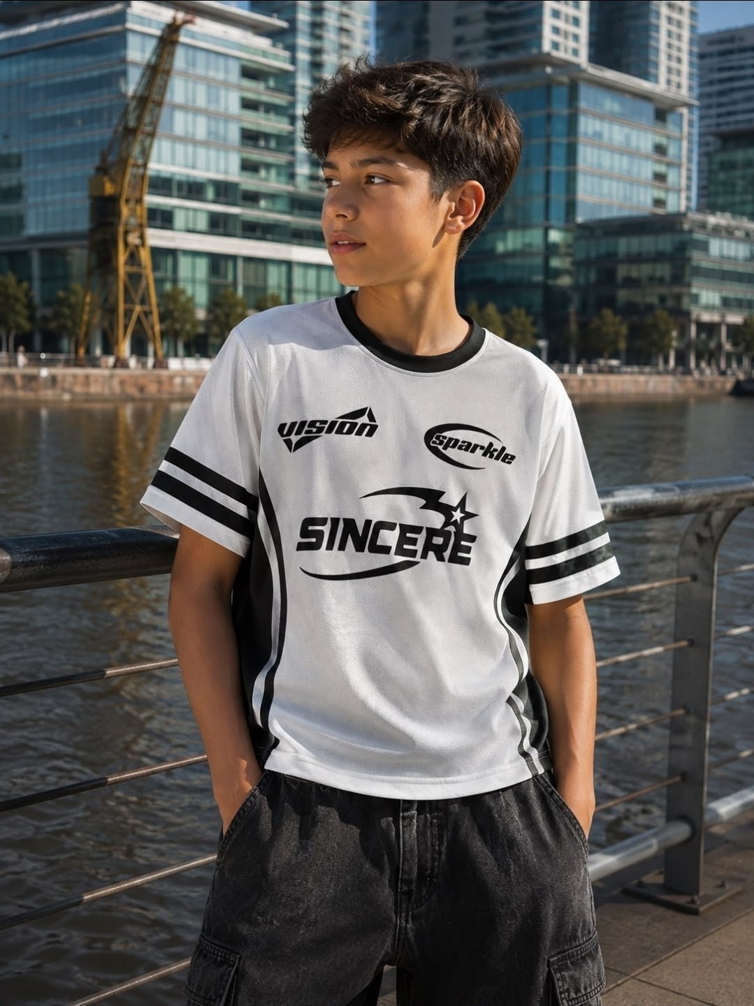 Remera Sincere Boxy Fit para Nene. - Imagen 2