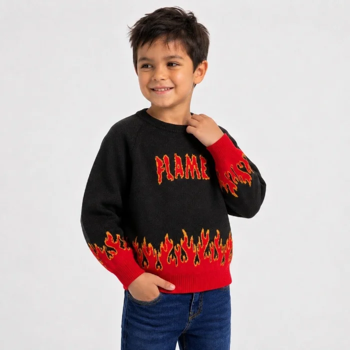 Sueter Oversize de Niño Tendencia