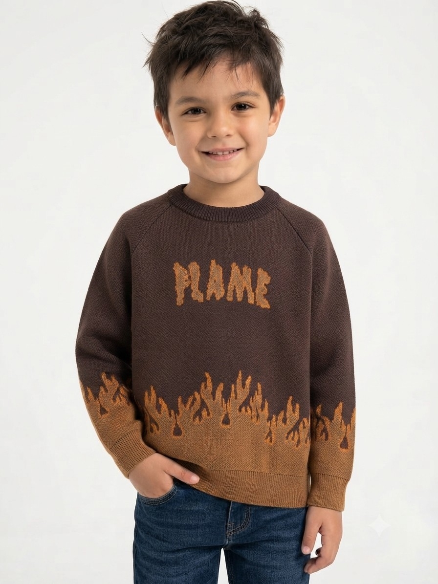 Sueter Oversize de Niño Tendencia - Imagen 3