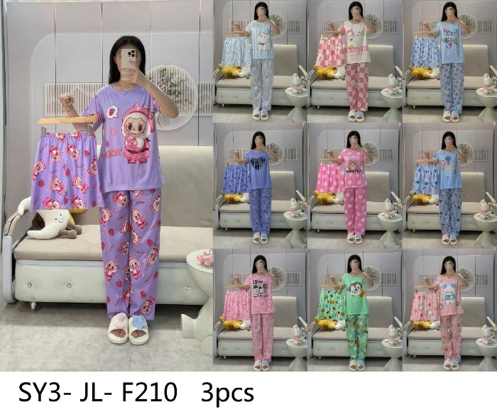 Pijamas 3 Piezas