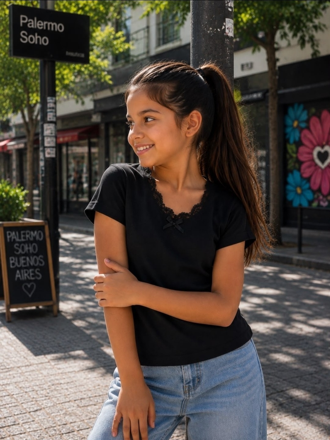Remera Valentina para Nena. - Imagen 4