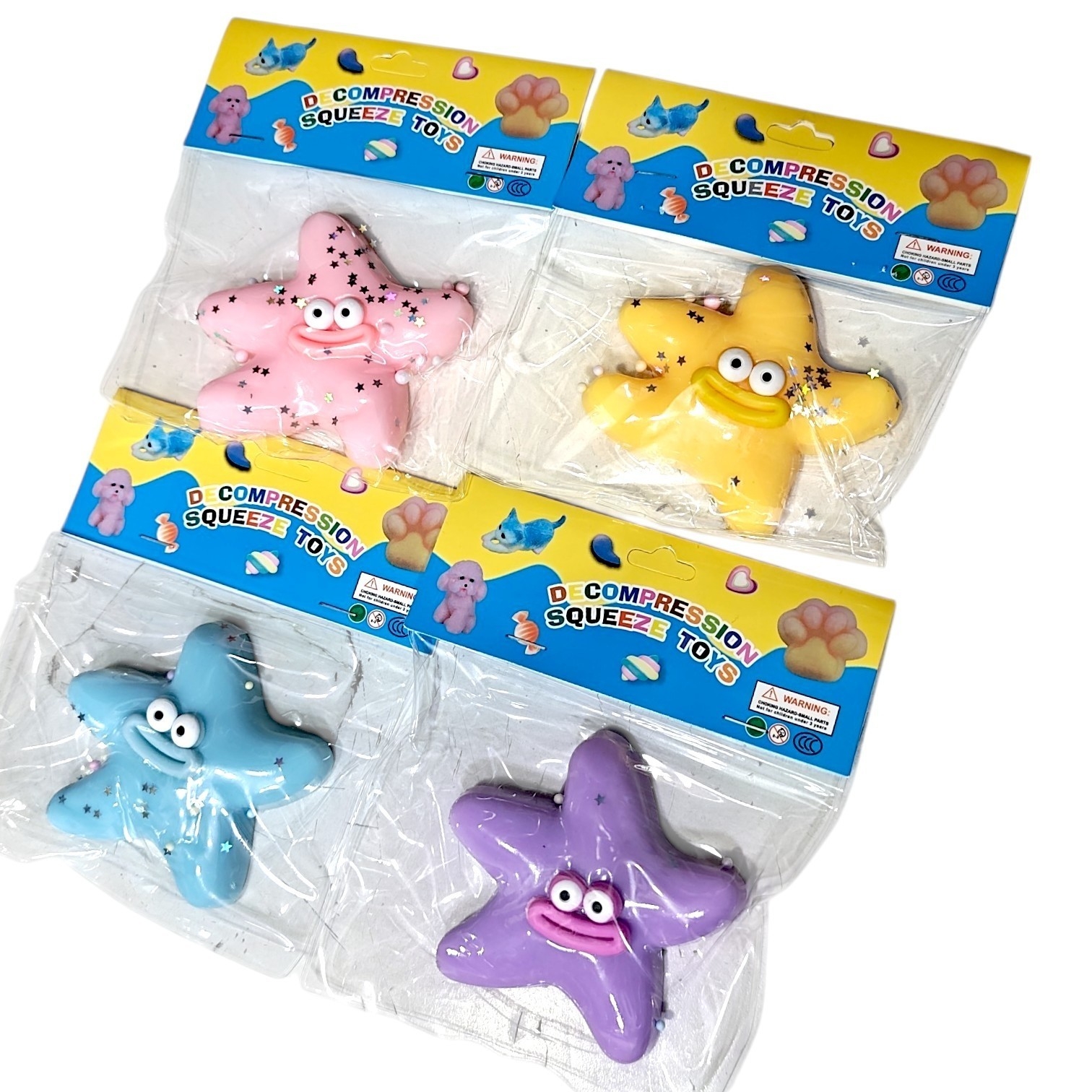 Juguete Antiestres Squishy Estrella de Mar 8 Cm Aprox, Día del Niño - Imagen 3