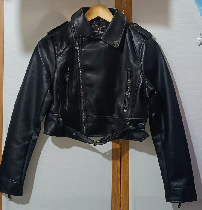Campera Eco Cuero Corta