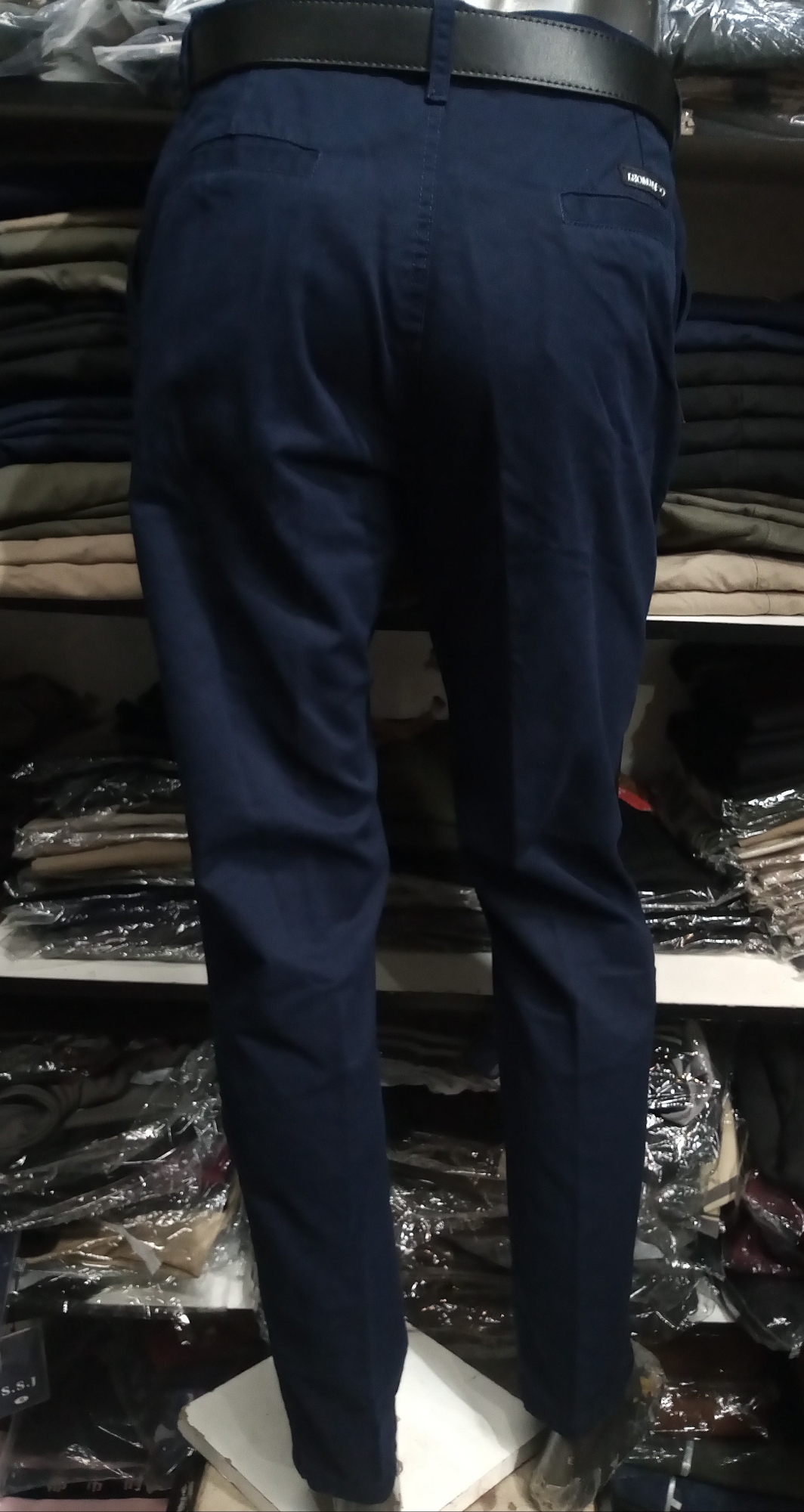 Pantalon Clasico Pinzado Prelavado - Imagen 2
