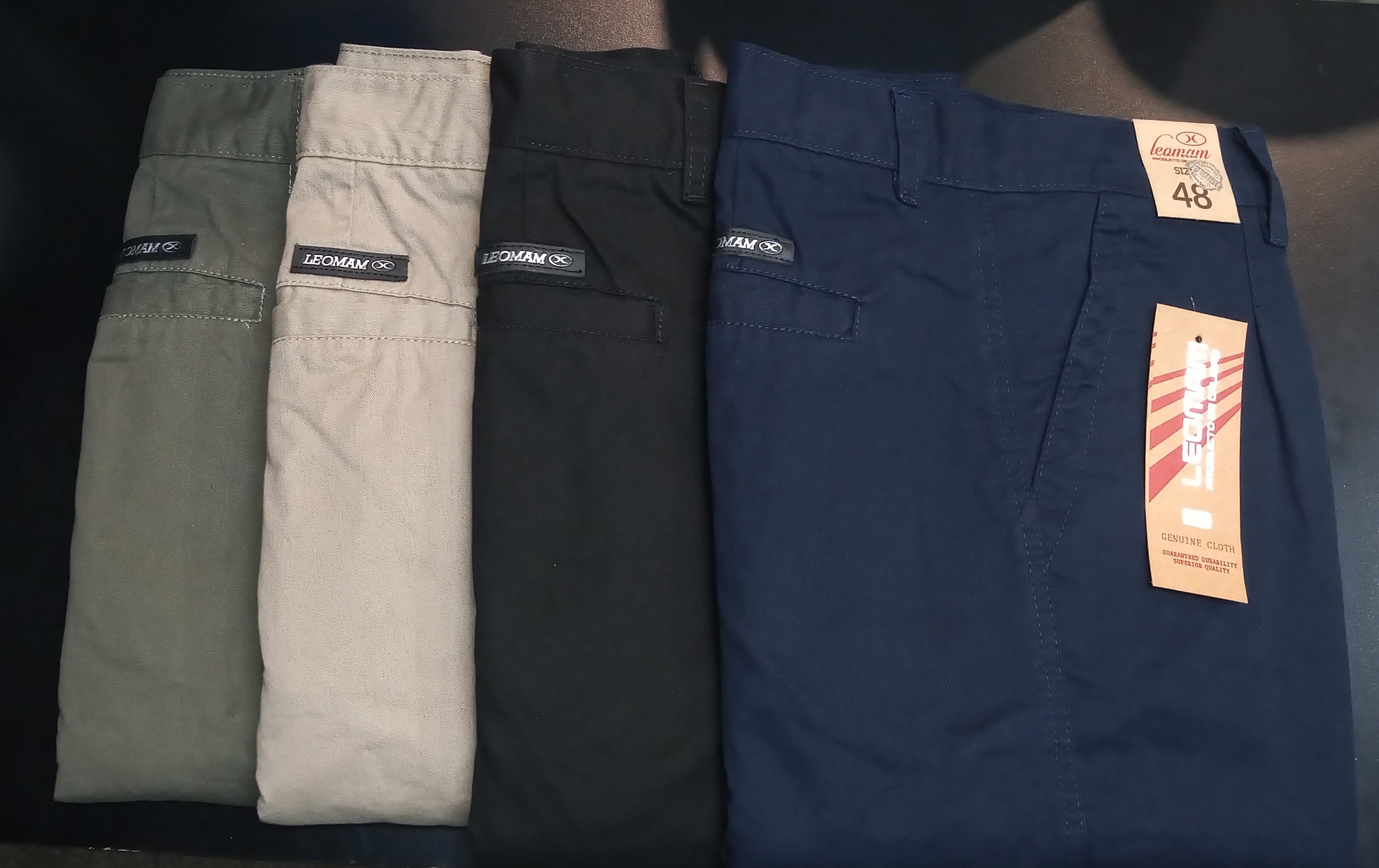 Pantalon Clasico Pinzado Prelavado - Imagen 3